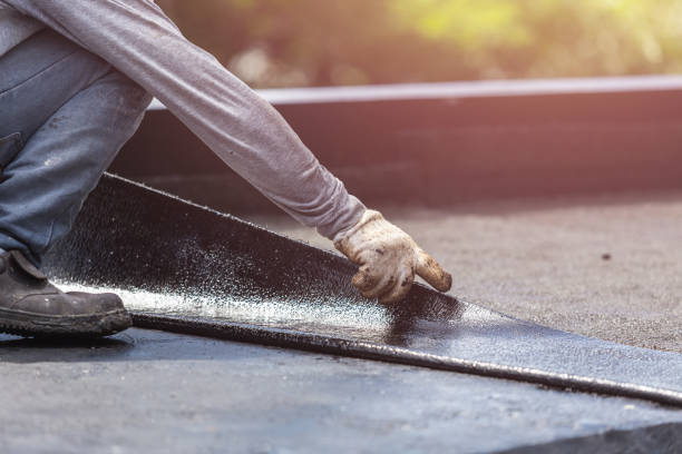 Professional Exterior Waterproofing technician working in Schaumburg, IL